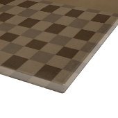 Fall-Blatt-Brown-Quadrate Schneidebrett (Ecke)