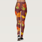 Fall-Blatt-Leggings Leggings (Rückseite)