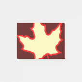 Fall-Blatt Post-it Klebezettel (Vorderseite)