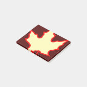 Fall-Blatt Post-it Klebezettel (angewinkelt)