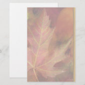 Fall Blatt-Stationär Briefpapier (Vorne/Hinten)