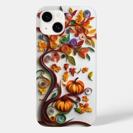 Fall | Blätter und Pumpkins Case-Mate iPhone Hülle (Rückseite)