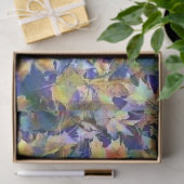 Fall-Blau-Blätter Seidenpapier (Geschenk)