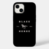 Fall Blaze Horse Dark Label Case-Mate iPhone Case (Rückseite)