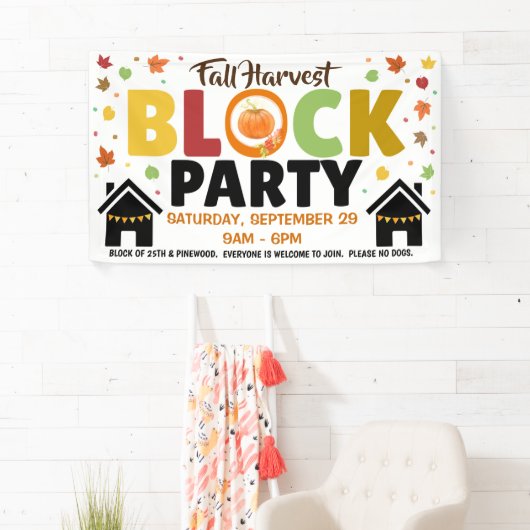 Fall-Block-Party-Banner Banner (Insitu)