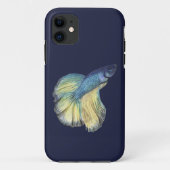 Fall Blue Betta Fish Case-Mate iPhone Hülle (Rückseite)