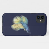 Fall Blue Betta Fish Case-Mate iPhone Hülle (Rückseite (Horizontal))