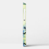 Fall Blue Blumendesign Case-Mate iPhone Case-Mate iPhone Hülle (Rückseite / Links)