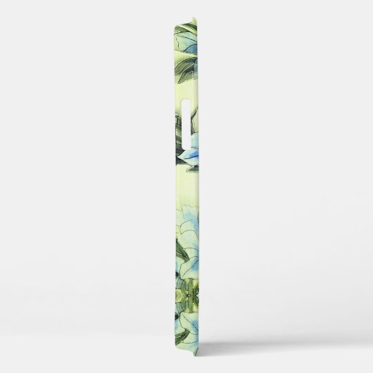 Fall Blue Blumendesign Case-Mate iPhone Case-Mate iPhone Hülle (Rückseite / Rechts)