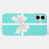 FALL "Blue & BOW Glamour Glam PHONE" Case-Mate iPhone Hülle (Rückseite (Horizontal))