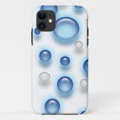Fall: Blue Bubbles Case-Mate iPhone Hülle (Rückseite)