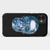 Fall Blue Chrome Skull iPhone 5G Case-Mate iPhone Hülle (Rückseite (Horizontal))