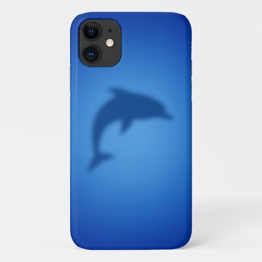 Fall Blue Delphin Case-Mate iPhone Hülle (Rückseite)