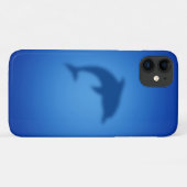 Fall Blue Delphin Case-Mate iPhone Hülle (Rückseite (Horizontal))