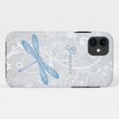 Fall Blue Dragonfly Personalisiert Case-Mate iPhon iPhone Hülle (Rückseite (Horizontal))