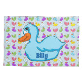 Fall Blue Duck Pillow Kissenbezug (Rückseite)