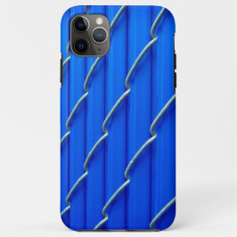 Fall Blue Fence Phone iPhone 16 Plus Hülle