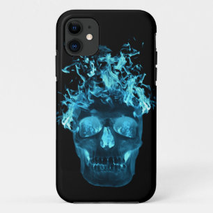 Fall Blue Flame Skull iPhone 5G Case-Mate iPhone Hülle