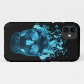 Fall Blue Flame Skull iPhone 5G Case-Mate iPhone Hülle (Rückseite (Horizontal))