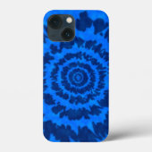 Fall Blue Gefärbte Krawatte iPhone Case-Mate iPhone Hülle (Rückseite)