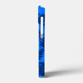 Fall Blue Gefärbte Krawatte iPhone Case-Mate iPhone Hülle (Rückseite / Links)