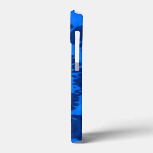 Fall Blue Gefärbte Krawatte iPhone Case-Mate iPhone Hülle (Rückseite / Links)