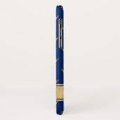 Fall Blue, Gold Crowns Case-Mate iPhone X Hülle (Hinten/Links)