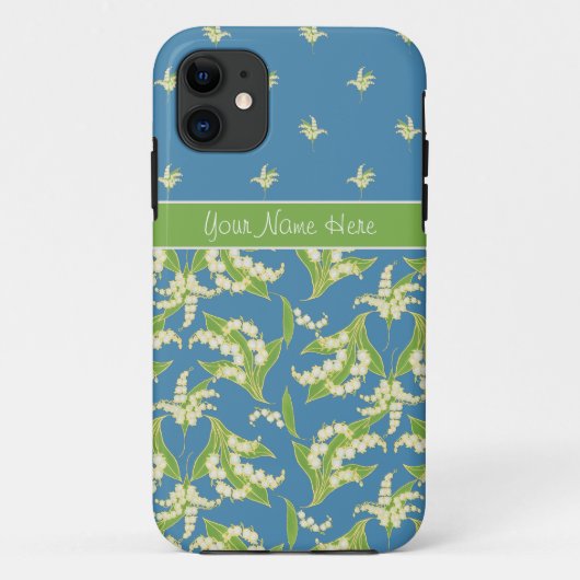 Fall Blue Lily-of-the-Vally iPhone 5/5s Case Mate (Rückseite)