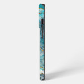 Fall Blue Marbled Case-Mate iPhone Hülle (Linke Seite)