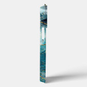 Fall Blue Marbled Case-Mate iPhone Hülle (Rückseite / Rechts)
