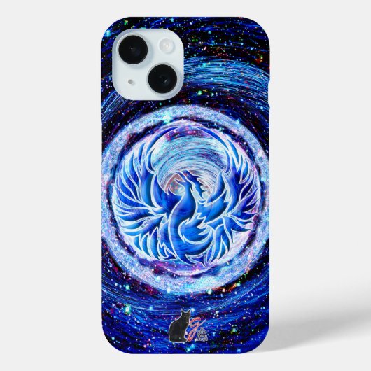 Fall Blue Phoenix Case-Mate iPhone Hülle (Rückseite)