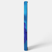 Fall Blue Rose Galaxy 22 Samsung Galaxy Hülle (Linke Seite)