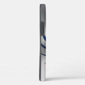 Fall Blue Skull Metallic Look Case-Mate iPhone Hülle (Rückseite / Rechts)