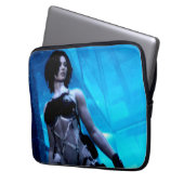 Fall Blue Toxin Laptop Laptopschutzhülle (Vorderseite Links)