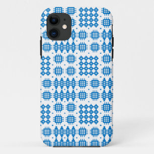 Fall Blue White Welsh Tapestry Muster iPhone 5/5 11 Hülle