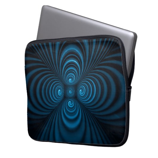 Fall Blue Wonder Laptopschutzhülle (Vorderseite Links)