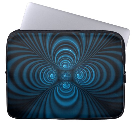 Fall Blue Wonder Laptopschutzhülle (Vorderseite)