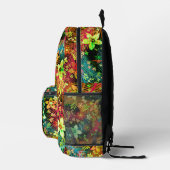 Fall Blume Bouquet - Edelweiss Blume Feathers Bedruckter Rucksack (Rechts)