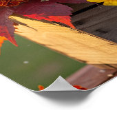 Fall Blume Bouquet Graphic Poster (Ecke)