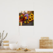 Fall Blume Bouquet Graphic Poster (Küche)