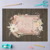 Fall Blume dank Lord Wooden Decoupage Seidenpapier (Basteln)