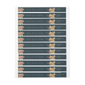 Fall-Blume Erntedank-Message-Rücksendeadresse (Bogen)