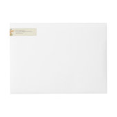 Fall-Blume Erntedank-Message-Rücksendeadresse (Vorderseite)