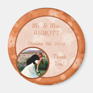 Fall Blume Foto Magnet