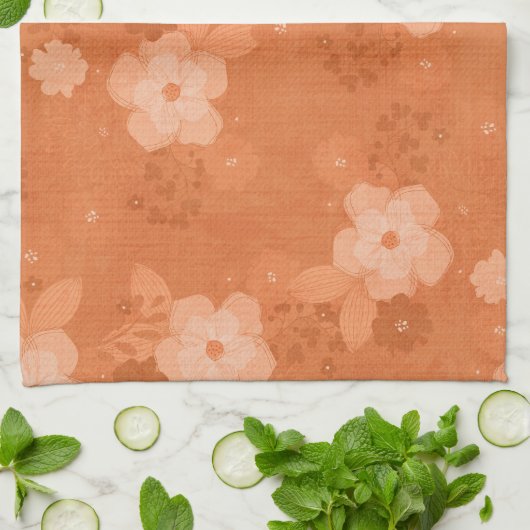 Fall Blume Küchentücher (Gefaltet)