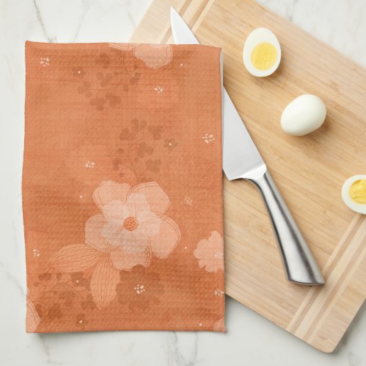 Fall Blume Küchentücher (Viertel Falte)