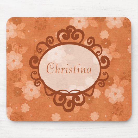 Fall Blume Mousepad (Vorne)