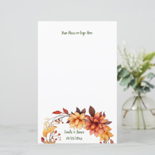 Fall Blume Personalisiert Stationierung
