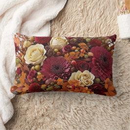 Fall Blume Pilze Lendenkissen