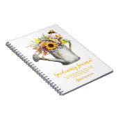 Fall Blume Rustikales Wasser kann Gartenjournal Notizblock (Rechte Seite)